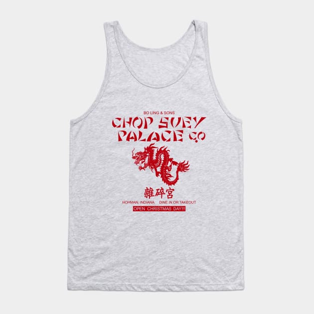 Chop Suey Palace (Red) Tank Top by Sharkshock